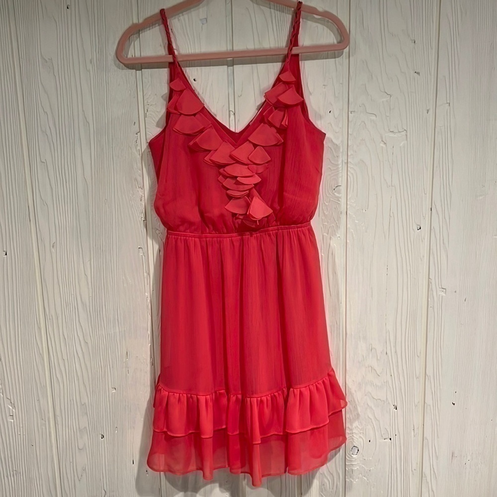 Double Zero Coral Dress, Size M
